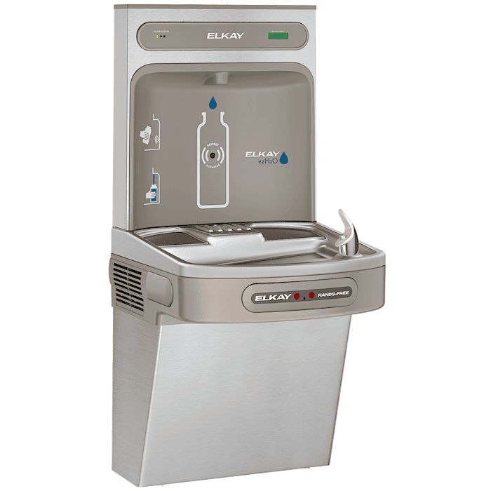 Elkay ezH2O® Hands-Free Bottle Filling Station & Drinking Fountain – LZO8WSS2KN
